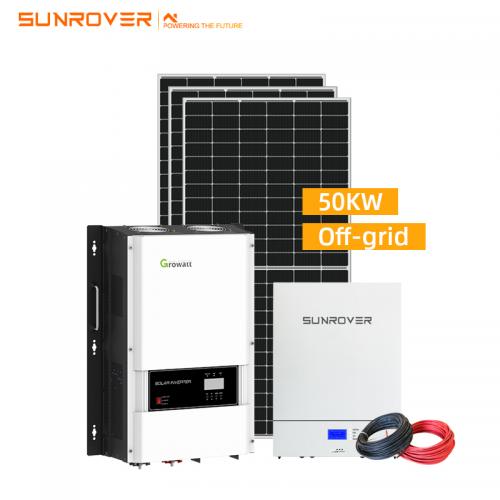 50KW Off-grid Solar Power System for Home Use with Battery