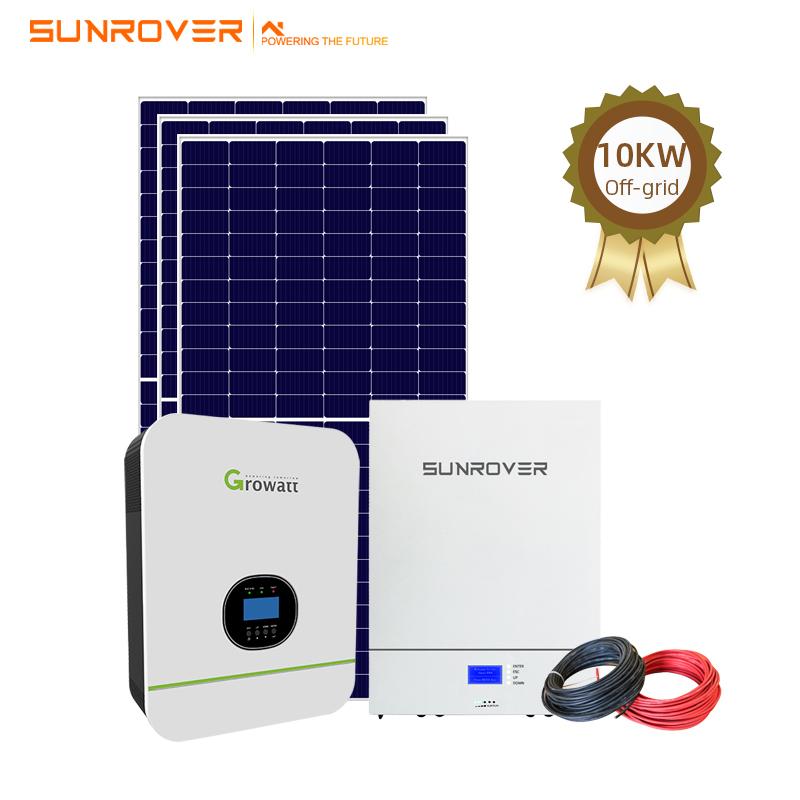 10KW Off-grid Solar Power System for Home Use with Battery