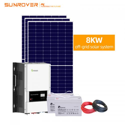 8KW Off-grid Solar Power System for Home Use with Battery