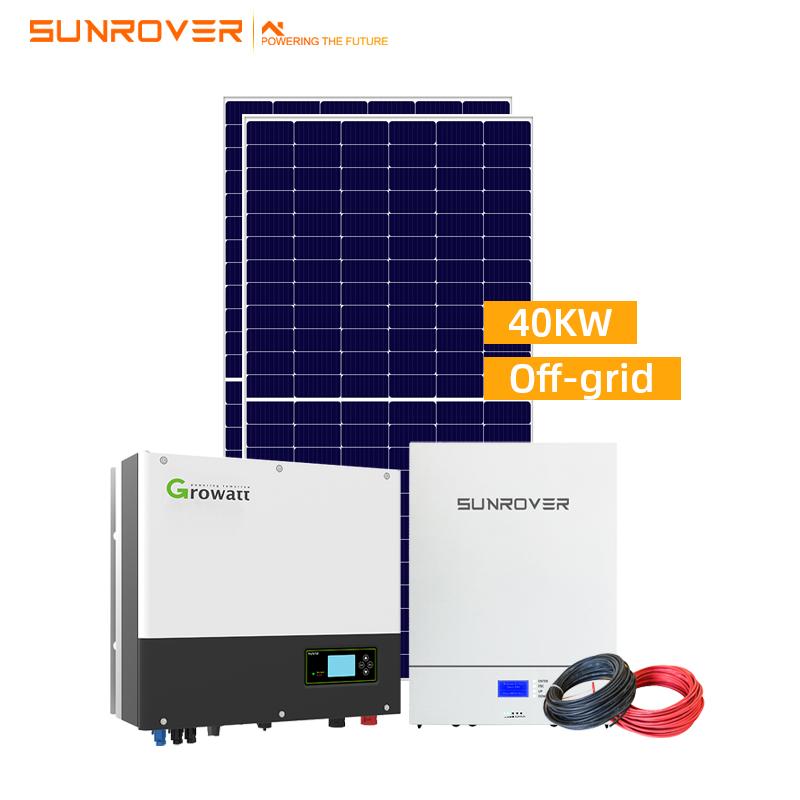 40KW Off-grid Solar Power System for Home Use with Battery