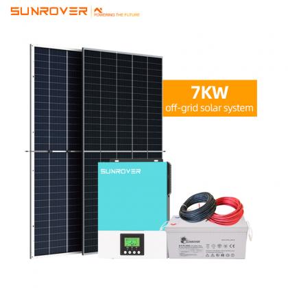 7KW Off-grid Solar Power System for Home Use with Battery