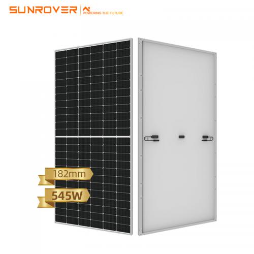 half cell 530w 540w 545w 550w pv panels price for comercial 100kw system use