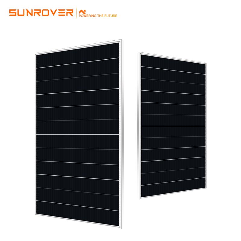 400w full black mono solar panel shingled cell