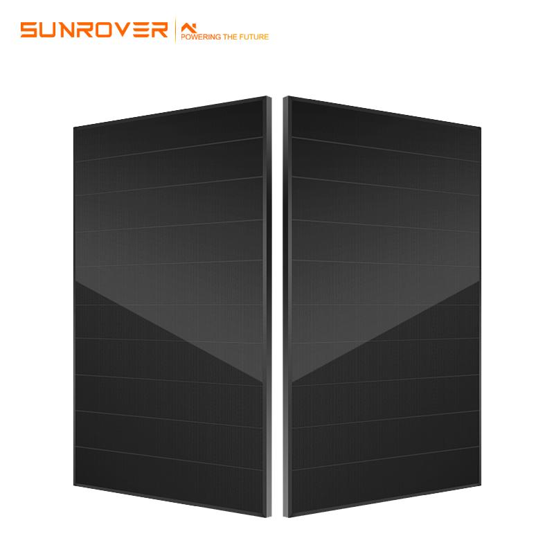 full black sunpower shingled module