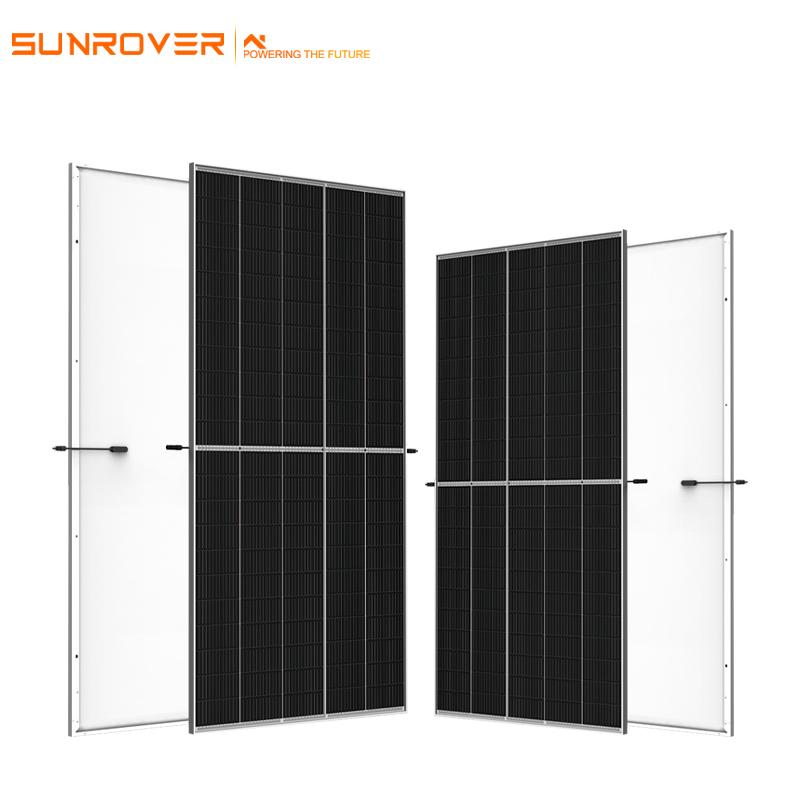 mono perc half cut bifacial solar panels