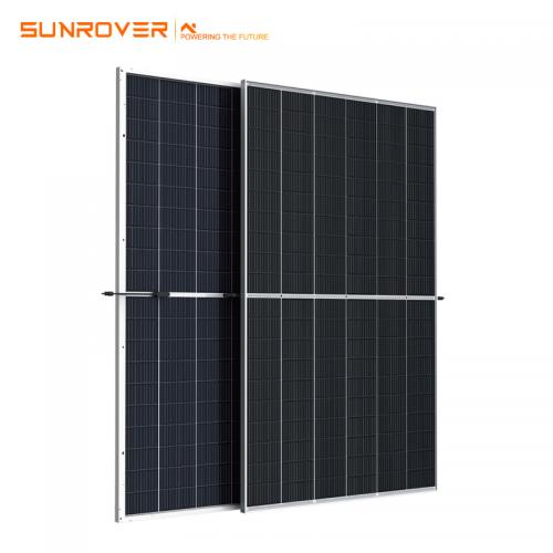 solar 640w mono half cut all black module