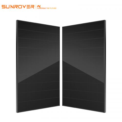 all black solar panel