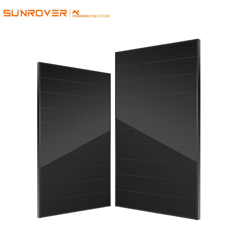 all black mono solar shingles