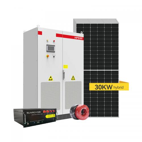 30kw solar and generator hybrid system