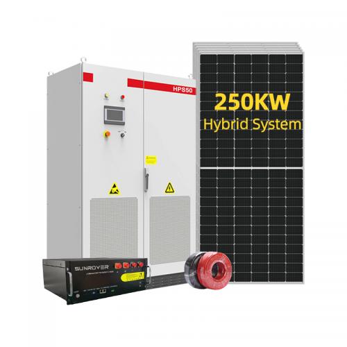 250 kw hybrid solar system