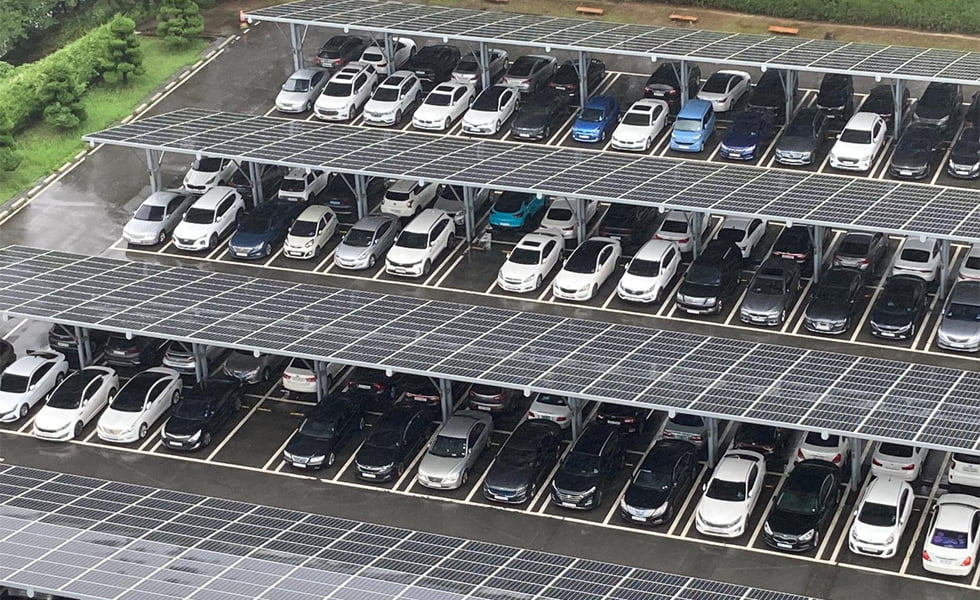 Light storage and charging integration! Install photovoltaic parking sheds in open-air parking lots.