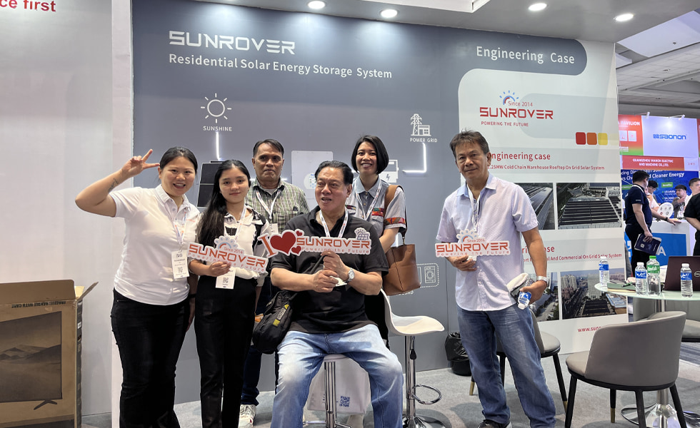 SUNROVER Energizes Philippine SOLAR & STORAGE Exhibition with Record Engagement and Landmark Order