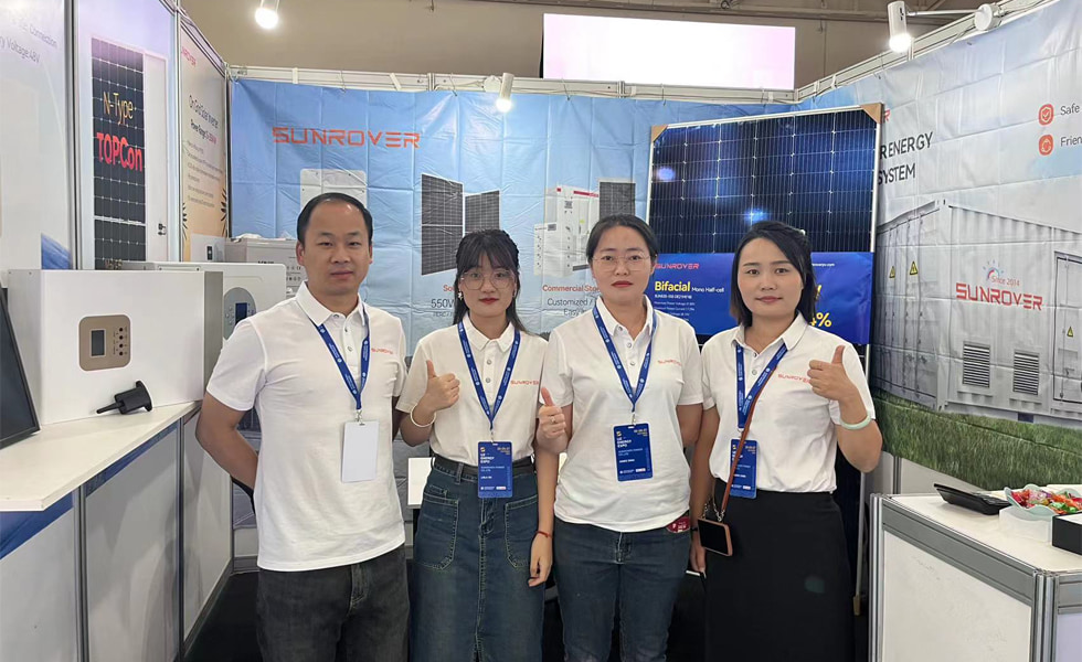 SUNROVER in a Bright Future for Uzbekistan at Photovoltaic Energy Exhibition