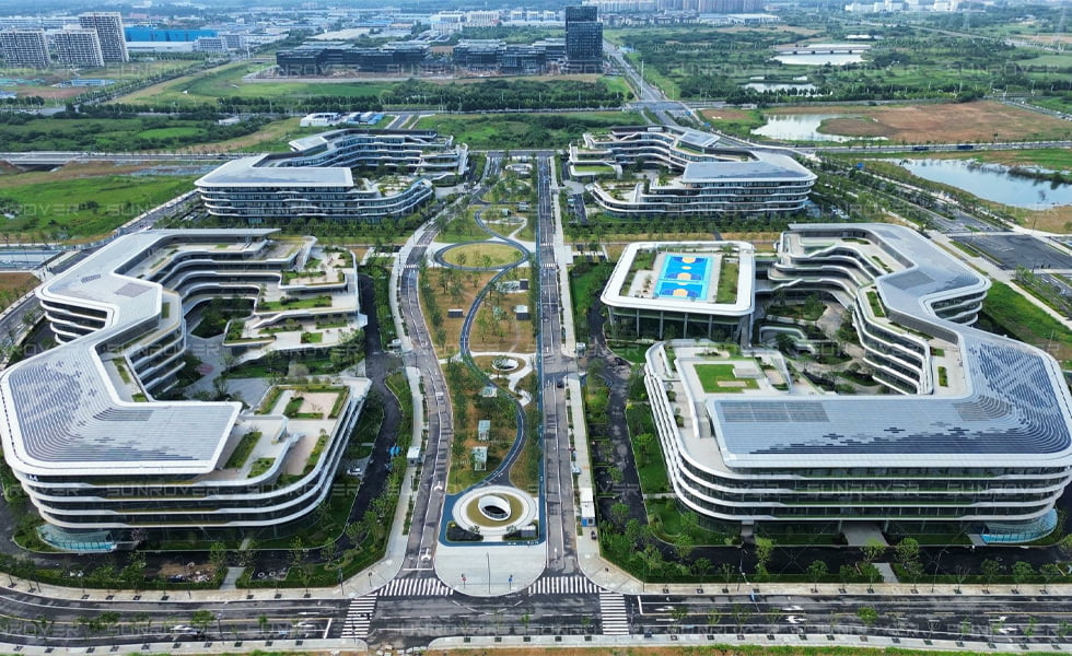 SUNROVER Demonstrates BIPV Expertise with Successful iFLYTEK Grid Connection in Hefei