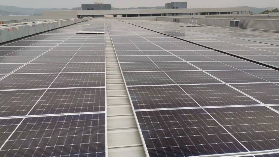 The second phase of the 15MW distributed photovoltaic power generation project in Liudong New District, Huadian Liuzhou, Guangxi, China started successfully!