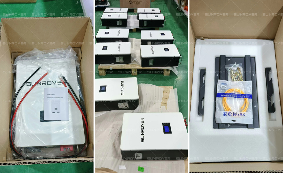 SUNROVER 51.2V100AH wall-mounted lithium battery will be shipped soon!