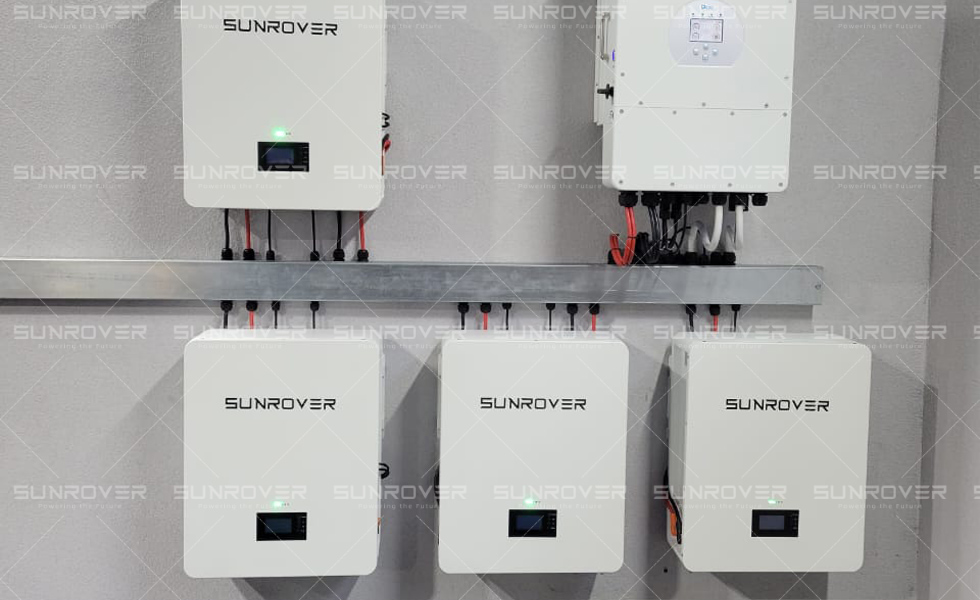 20.48kwh energy storage system installed by SUNROVER’s Ukrainian customer completed